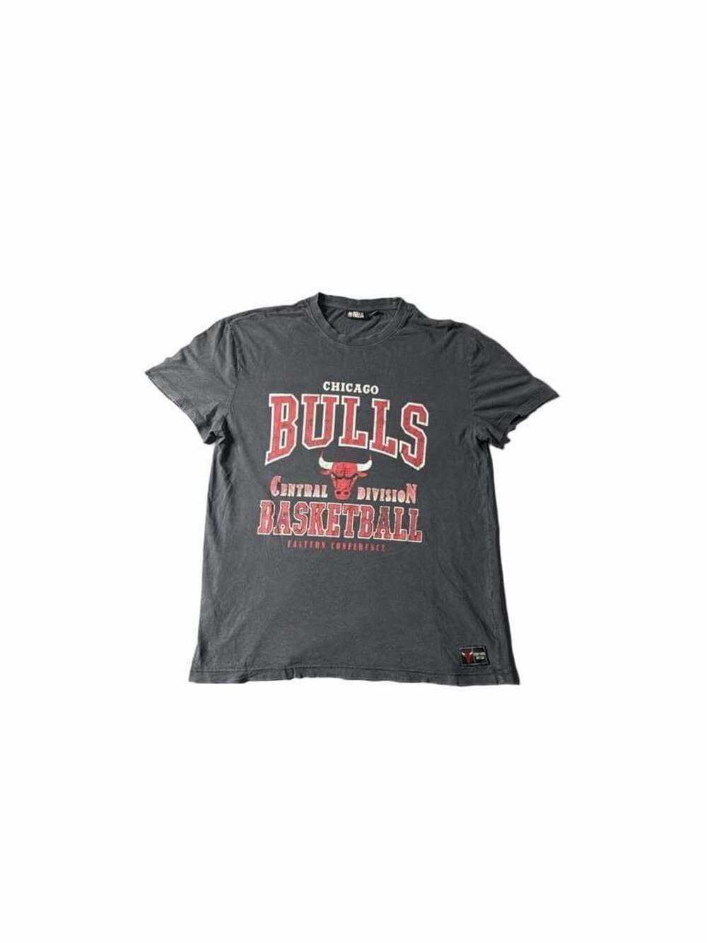 Primark Chicago Bulls Central Division Basketball T-Shirt Size M Gray NBA